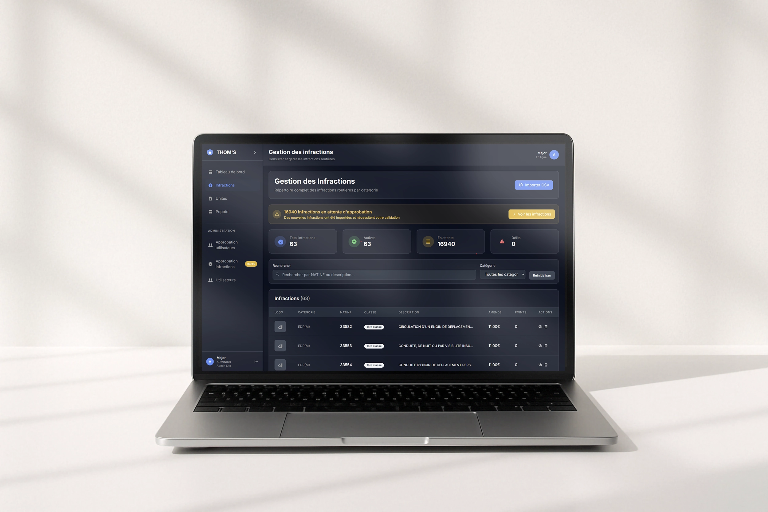 THOM'S - Gestion des Infractions Routières - Image 2